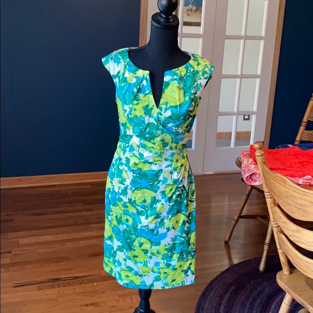 Adrianna Papell fitted sheath dress